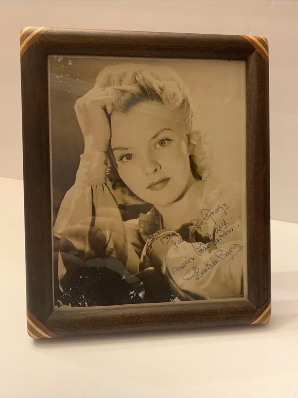 Elisabeth Fraser Hollywood Golden Age Actress/Actor Autograph Framed Photo! 8x10